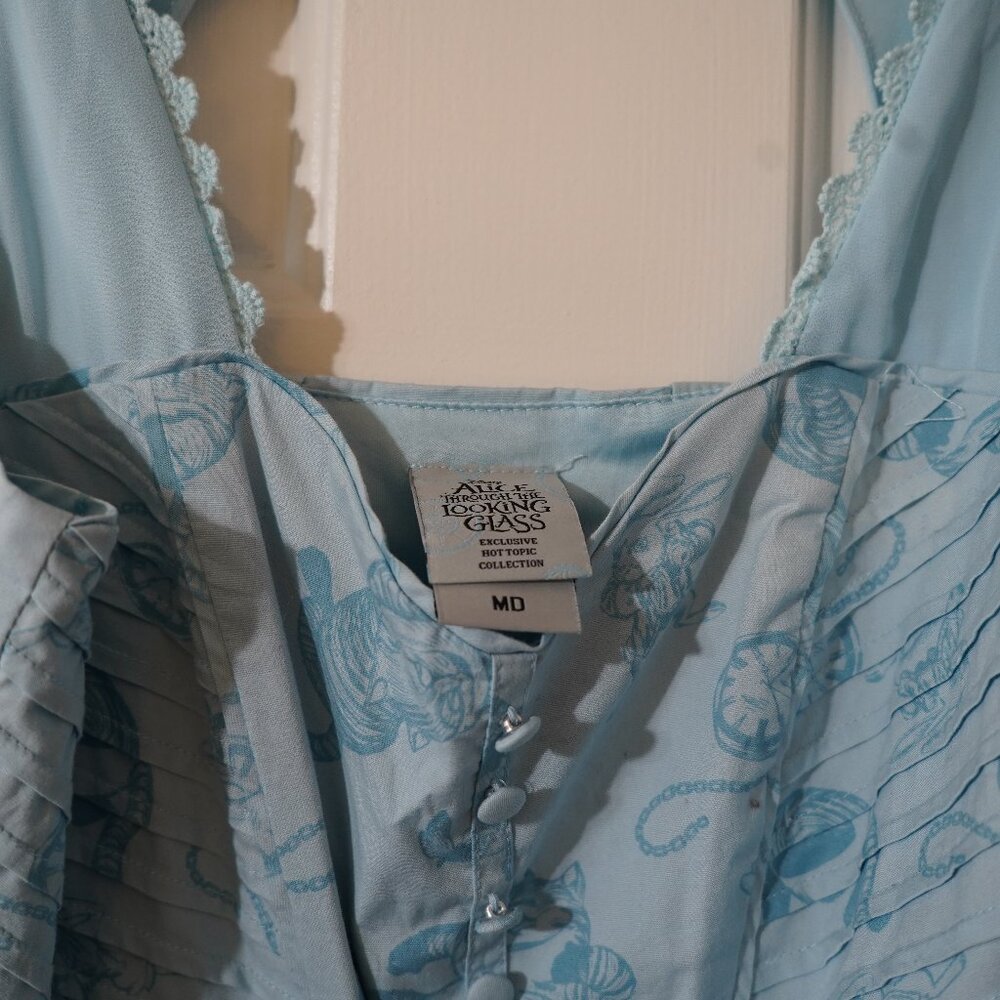 Disney Alice Through The Looking Glass Alice Tea Party Dress size medium - Picture 6 of 6